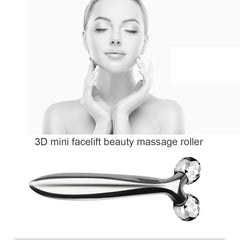 3D Facial Massager Reduce Puffiness, Remove Eye Wrinkles, Face Lift, Increase Firmness, Anti-Aging, Skin Tightening (Zinc Alloy)